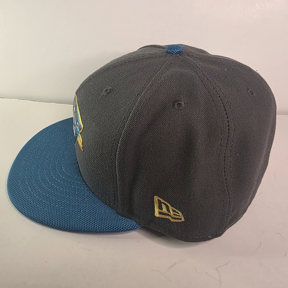 Lot Of 2 VGUC New Era NFL Carolina Panthers 59Fifty Fitted Hats Size 7 1/2 - Picture 10 of 14